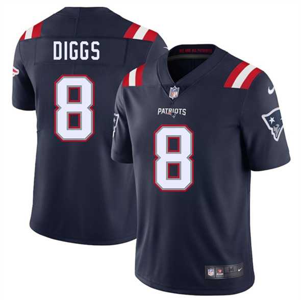 Men & Women & Youth New England Patriots #8 Stefon Diggs Navy 2025 Vapor Limited Stitched Jersey,We sell and wholesale Men & Women & Youth New England Patriots #8 Stefon Diggs Navy 2025 Vapor Limited Stitched Jersey on line form chian!